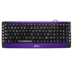 Teclado Multimedia Jyr Tmjr-002 | Low Porfile | Multicolor | Azul