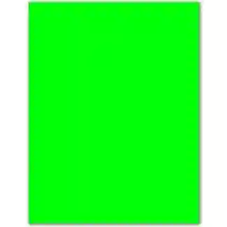 Cartulina Fluorescente Color Verde