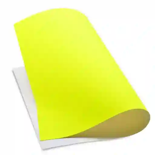 Cartulina Fluorescente Amarillo