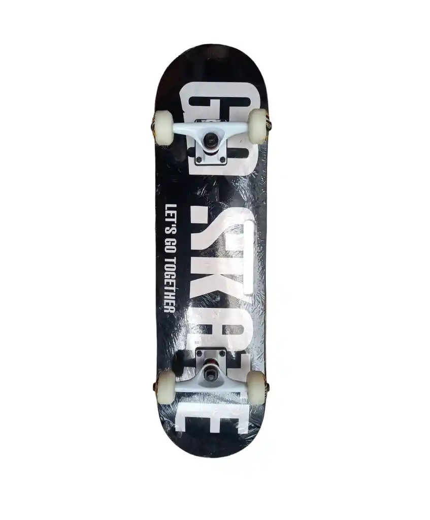 Patineta Tabla Monopatin Skateboard Con Salto Con Agarradera - Go Skate