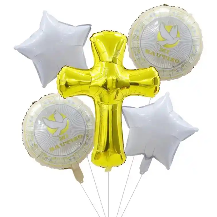 Globos Para Bautizo Decoracion *5und