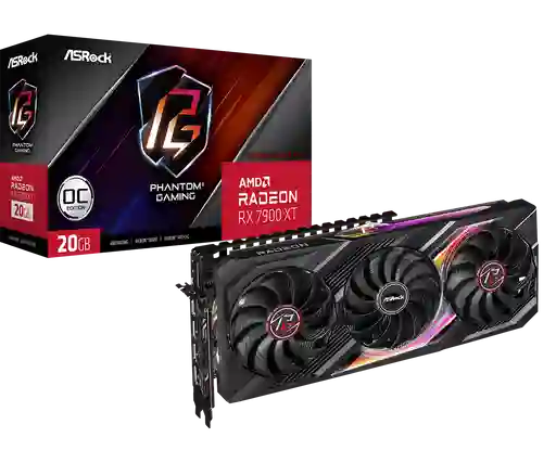 Tarjeta De Video Asrock Rx 7900xt 20gb Ddr6 Phantom Gaming Oc