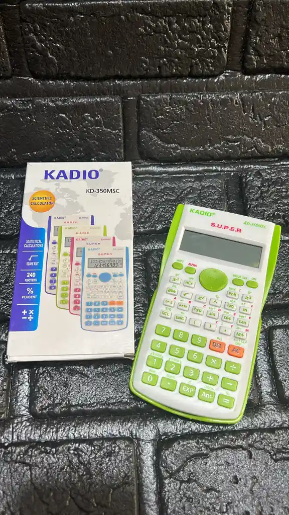 Calculadora Cientifica Kadio Verde