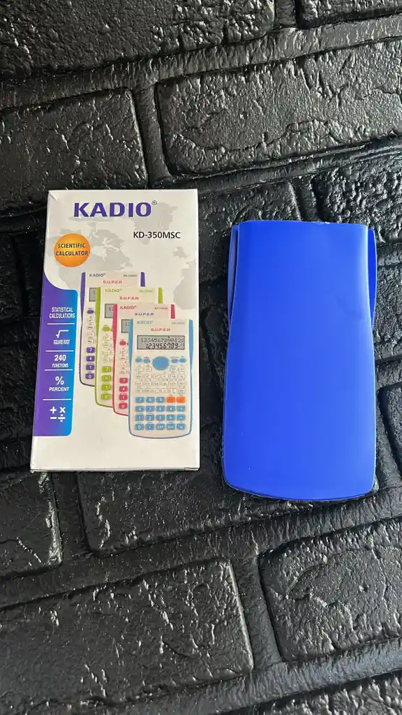 Calculadora Cientifica Kadio Azul Oscuro