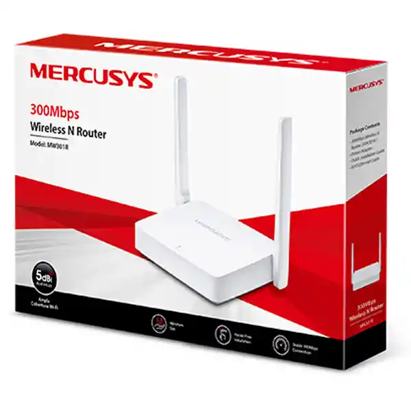 Router Mercusys Wir-n 300m 2 Ant 5dbi