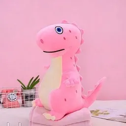 Peluche Cobija Dinosaurio Rosado