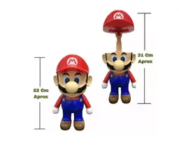 Lampara De Mario Bros Y Luigi Recargable 31cm Recargable