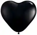 Globo De Corazon Negro