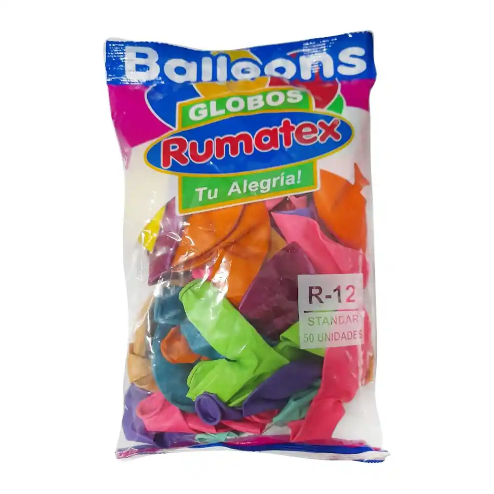 Globos Rumatex R12 Surtido Toprical