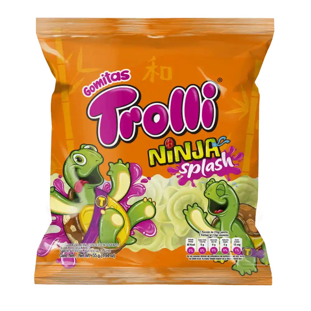 Trolli Ninja Splash 40 Gr