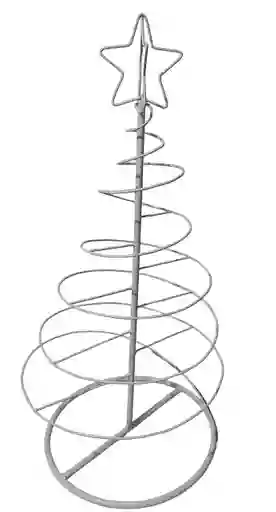 Arbol Navideño Pequeño En Espiral Estructura Metalica