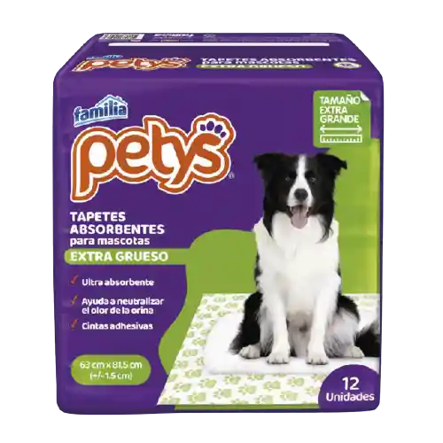 Tapetes Absorbentes Para Mascotas Extragrueso 12 Unid