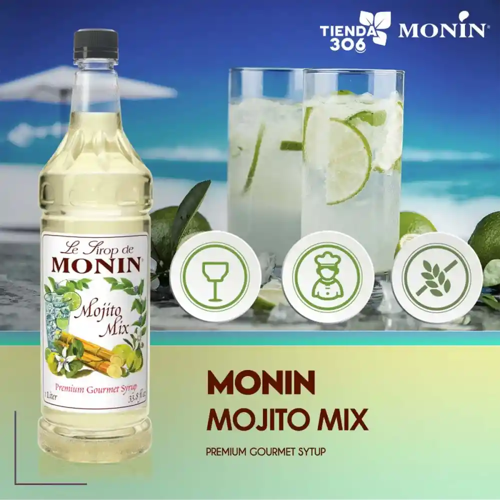 Monin Jarabe De Mojito Mix 750ml