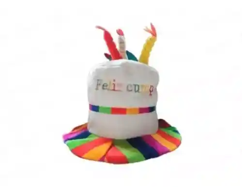 Gorro Cumpleaños En Tela Gorro Para Fiesta