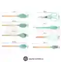 Set 19 Piezas Utensilios De Cocina En Silicona Resistente Al Calor