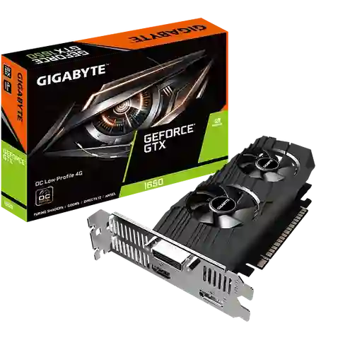 Tarjeta De Video Gigabyte Gtx 1650 4gb Ddr6 Oc 2fan Lp