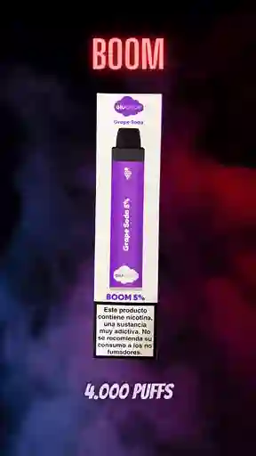 Glucloud Boom Grape Soda 4000 Pffs