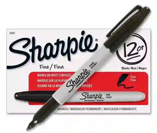 Caja De Marcadores Sharpie X 12 Unidades