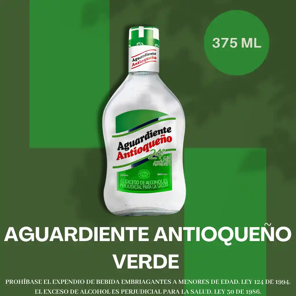 Aguardiente Antioqueño Verde