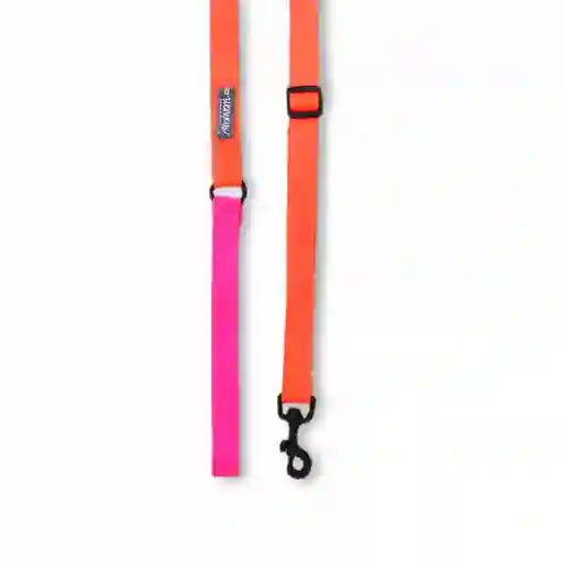 Traílla Xs Graduable Fucsia Naranja