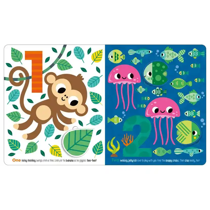 Libro Infantil Descubriendo El 1 2 3 Interactivo Niños Niñas