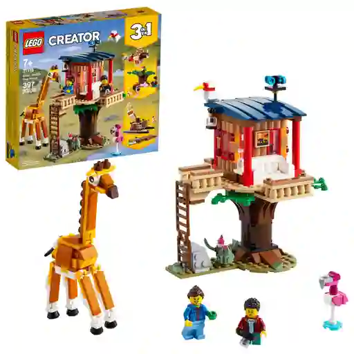 Lego Creator 3 En 1 Casa Del Árbol En El Safari 31116