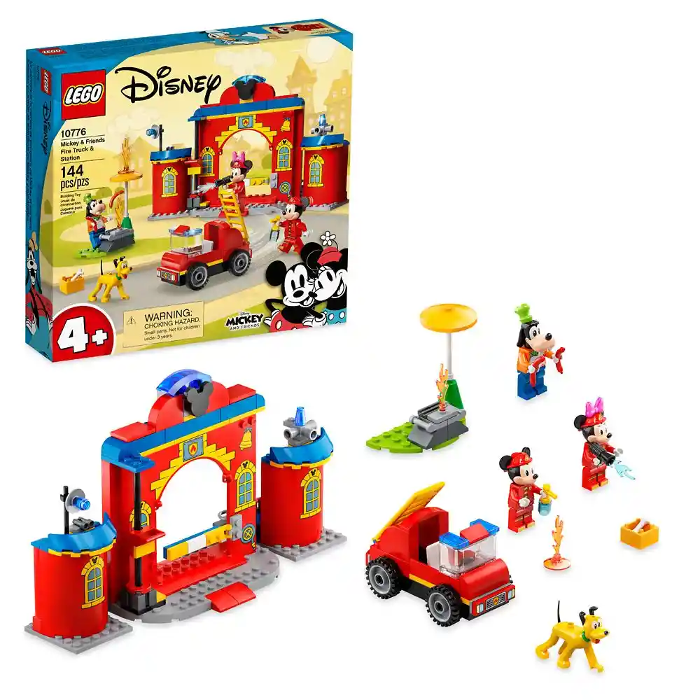 Kit Lego Disney Parque Y Camión De Bomberos Mickey 10776