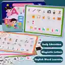 Divertido Alfabeto Inglés, Escritura, Palabras, Juguetes, Pegatinas Magnéticas, Tarjeta, Ayuda De Enseñanza