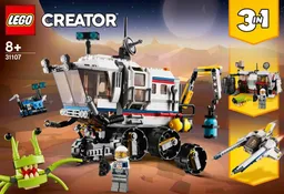 Lego Creator 3 En 1 - Rover Explorador Espacial 510pzs 31107