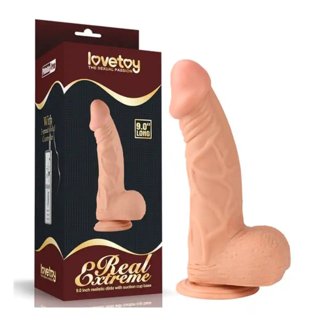 Dildo Realista Extra Grande 24 Cm Lovetoy Real Extreme