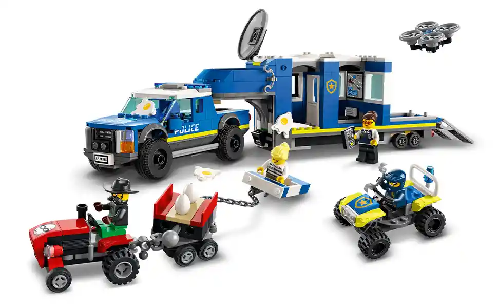 Lego City Central Móvil De Policía 60315 Piezas 436