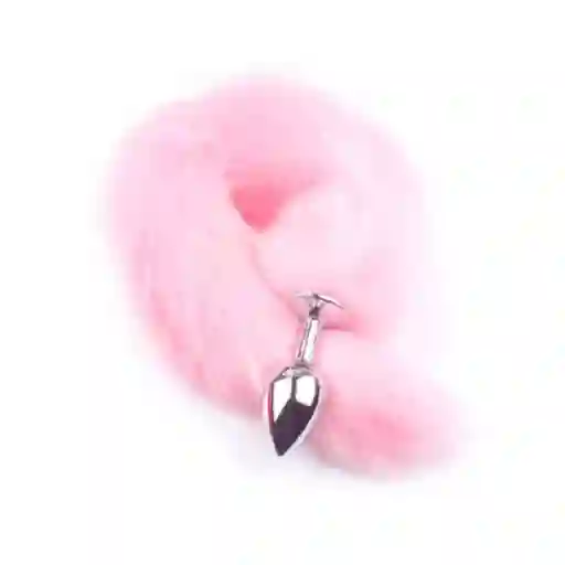 Plug Anal Cola De Zorro Pink