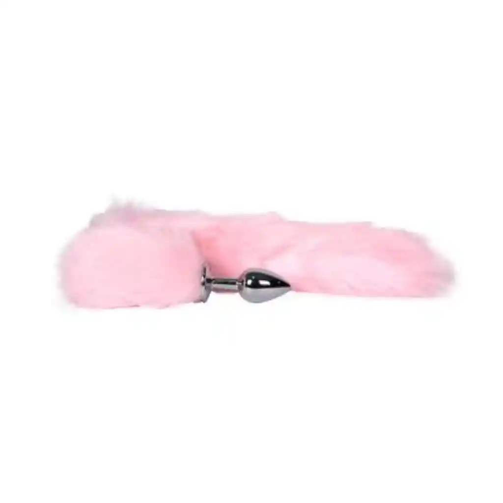 Plug Anal Cola De Zorro Pink