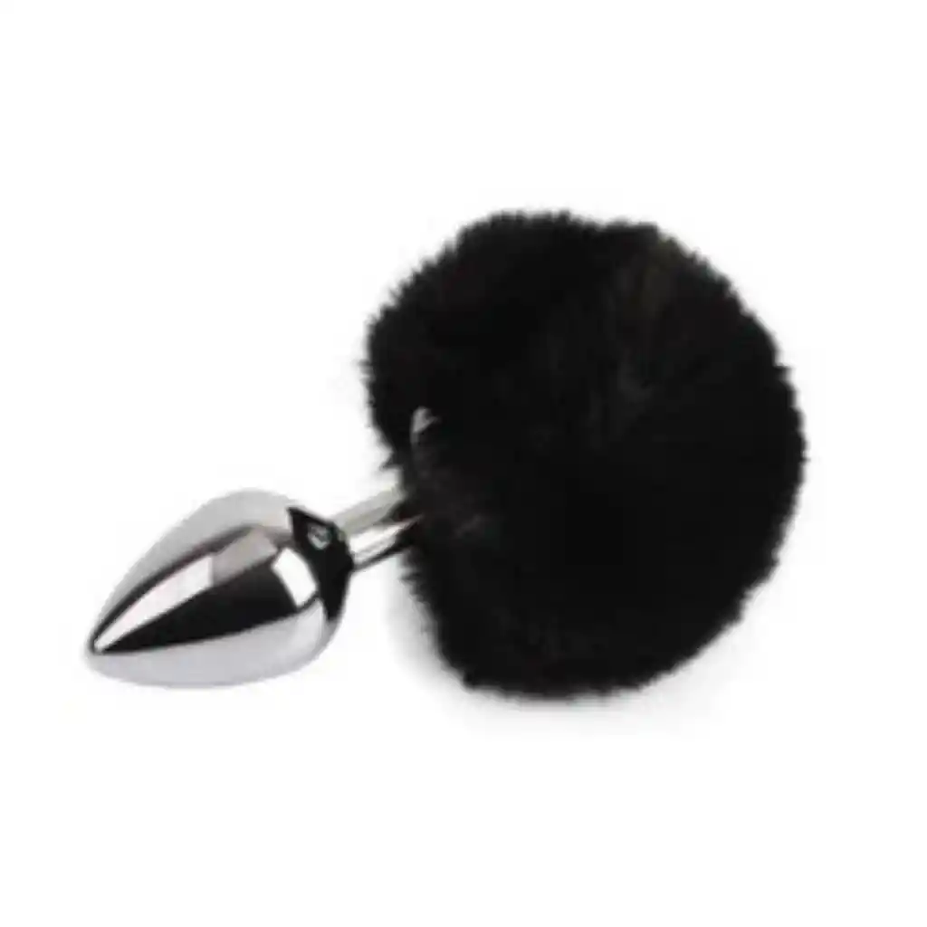 Plug Anal Metal Negro