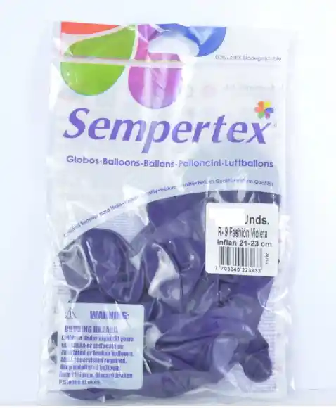 Globo Bombas R-12 Fashion Violeta X 20 Und Sempertex