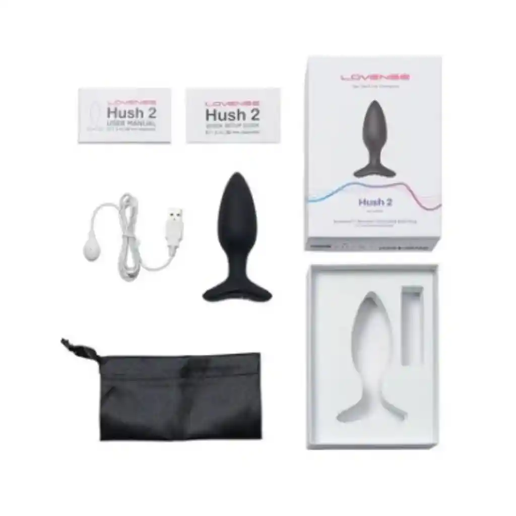 Hush 2 Vibrador Anal A Control Remoto Con App Talla S (1.5) Marca Lovense