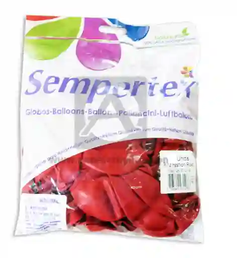 Globo Bombas R-12 Fashion Rojo X 50 Und Sempertex