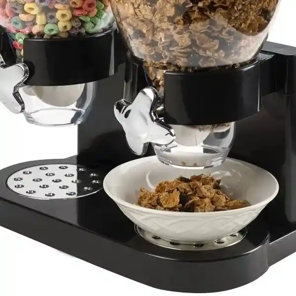 Dispensador De Cereal Doble Almacenamient Organizador Cocina