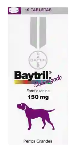 Baytril 150 Mg 10 Tabletas