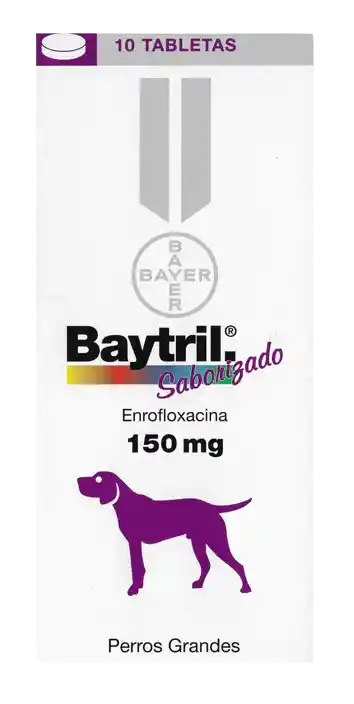 Baytril 150 Mg 10 Tabletas