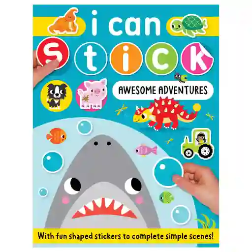 Libro De Actividades Con Stickers Yo Puedo Hacerlo Niños