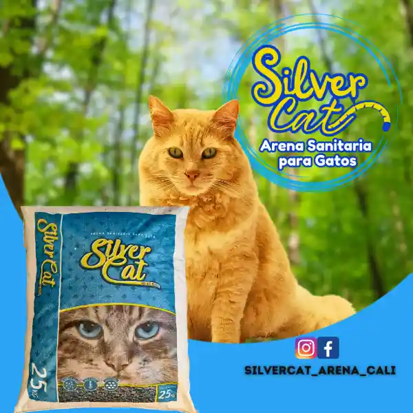 Silvercat Arena Para Gatos Aroma Floral X 25kgs