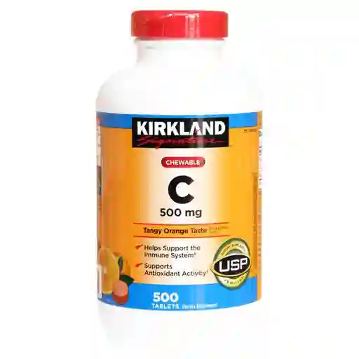Vitamina C 500mg Kirkland X 500 Tableta