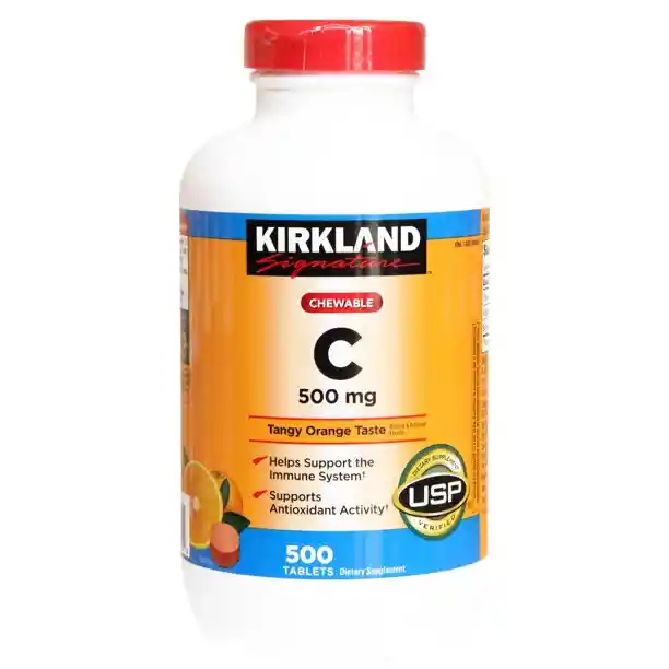 Vitamina C 500mg Kirkland X 500 Tableta