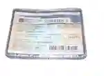 Protector Plastico Documento (soat) Negro 4 Compartimientos