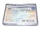Protector Plastico Documento (soat) Negro 4 Compartimientos