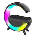 Lampara G Luz Led Rgb Speaker Recargable Bluetooth Hm-2301 - Negra