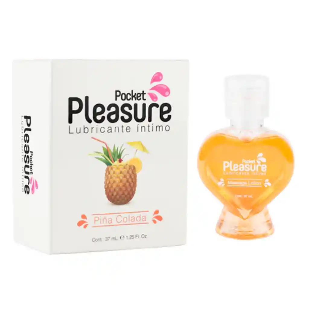 Lubricante Pocket Pleasure Sabor A Piña Colada