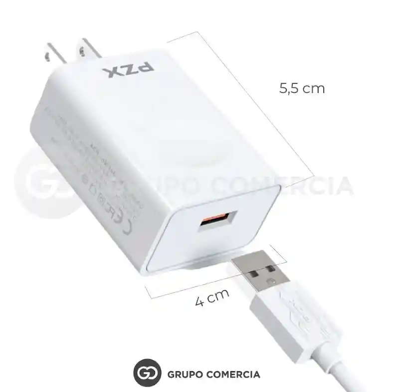 Cargador Para Iphone Pzx Carga Rápida 25w