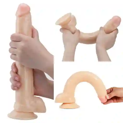 Dildo Consolador Realista Extragrande Ivar 32 Cm Color Piel